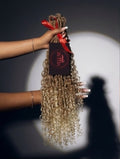 Blonde Boho Faux Locs. (PRE-ORDER)