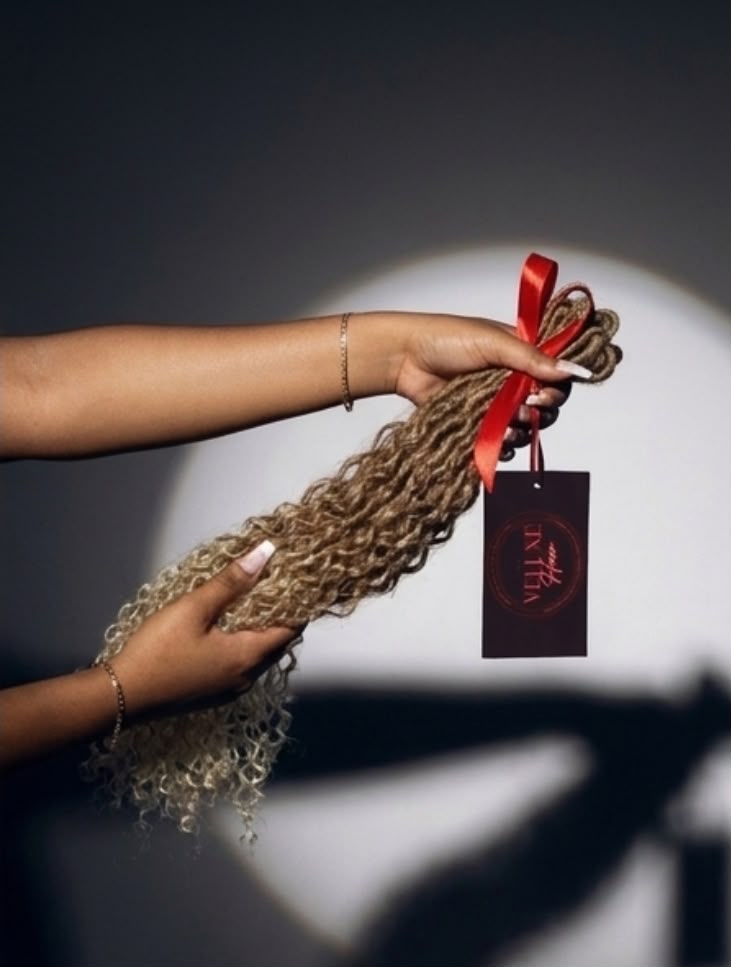 Blonde Boho Faux Locs. (PRE-ORDER)